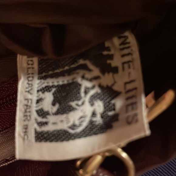 Vintage Holiday Fair Nite Lites Kaffa Handbag - Picture 3 of 5